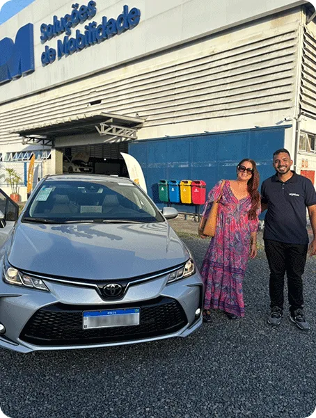 Cliente Signbox com o carro por assinatura