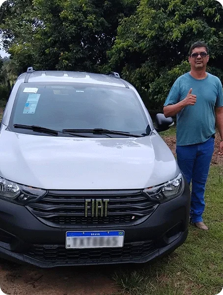 Cliente Signbox com o carro por assinatura